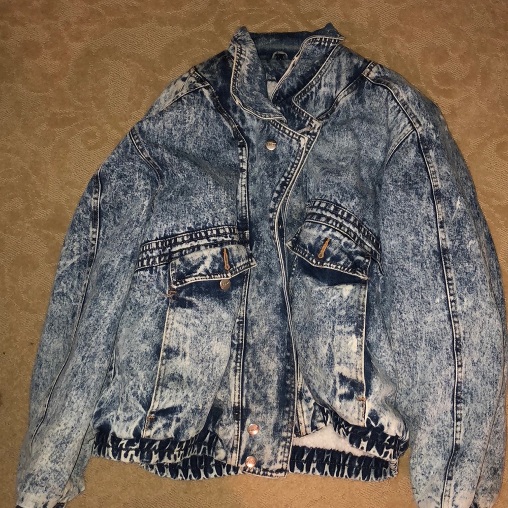 Sherpa jean jacket